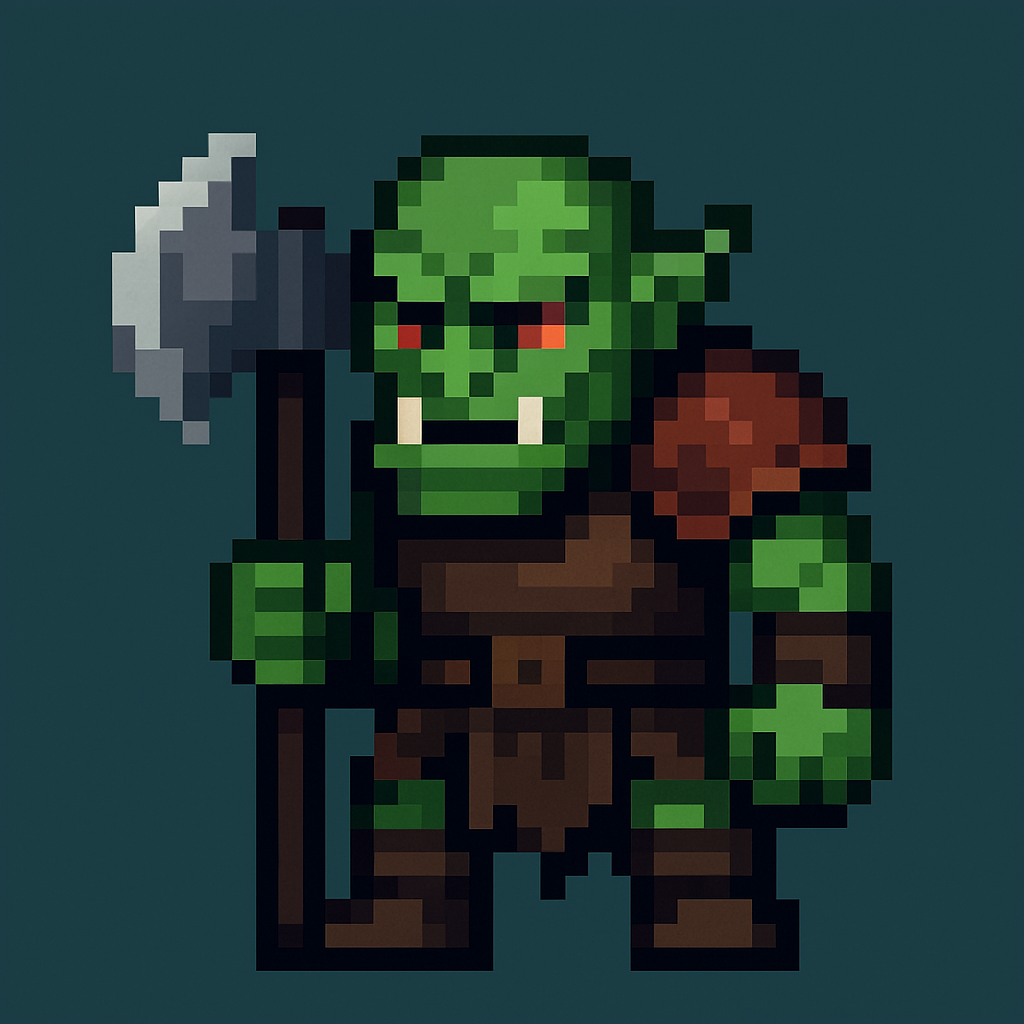Orc warrior sprite